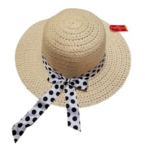 NWT Polka Dot Sun Beach Hat